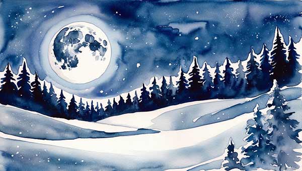 Pełnia Mroźnego Księżyca 12 lutego 2025